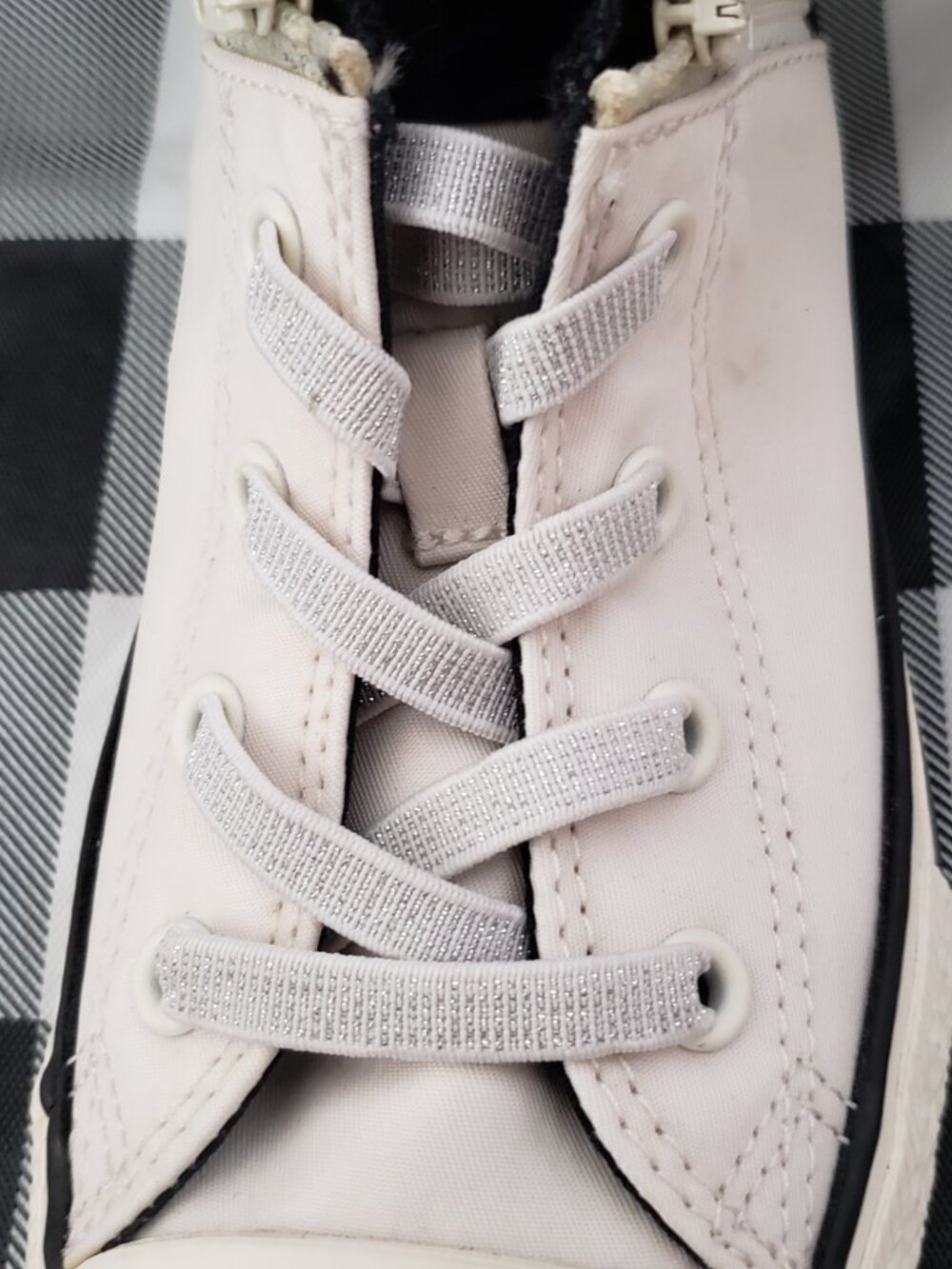Converse CTAS Block Party Tulle Shoes Junior Size 1 - Picture 3 of 10